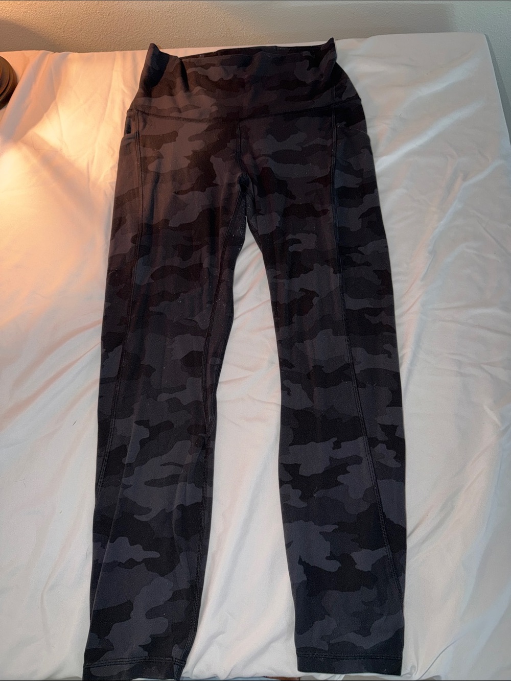 Lululemon Black & Gray Camo Leggings- Align High- Rise 25”